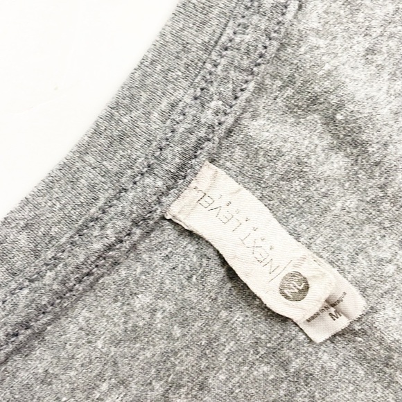 Next Level Live Your Passion gray short sleeve graphic t-shirt - Picture 3 of 4